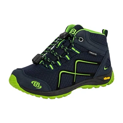 Immagine di Brütting Guide High, Scarpe da Arrampicata Alta, Blu (Marine/Lemon Marine/Lemon), 31 EU