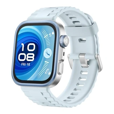 Immagine di HUAWEI WATCH FIT4 Pro Smartwatch, Ultra sottile, 1.82&quot; Schermo in Zaffiro &amp; Lunetta Lega di Titanio, Fitness Tracker, con App ECG, Batteria fino a 10 Giorni, Compatibilità iOS e Android,Blu