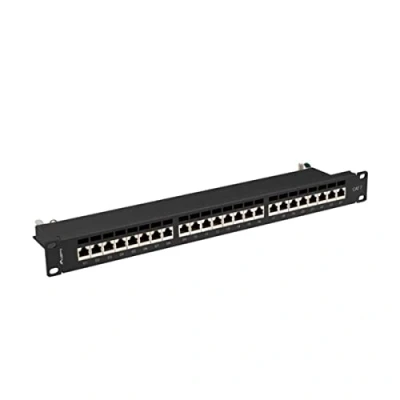 Immagine di LANBERG PPS7 1024 B Patch Panel 24 PUERTOS 1U Cat.7 FTP Negro