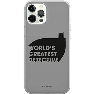 Immagine di Ert Group custodia per cellulare Iphone 12/12 PRO originale e con licenza ufficiale DC, modello Batman 051 adattato in modo ottimale alla forma dello smartphone, TPU