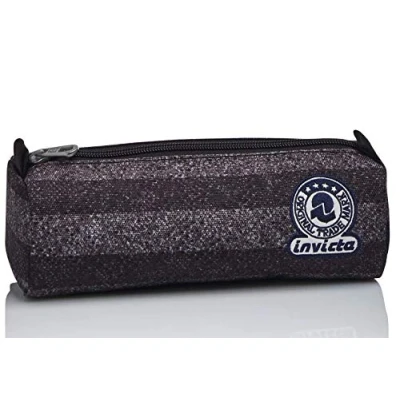 Immagine di Invicta Portapenne Stripes, Grigio, 21, 5 X 6 11 cm, Scuola e Tempo Libero