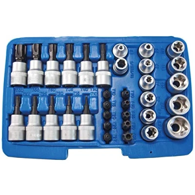 Immagine di SW Stahl 04187L Set bussole 34 Acciaio al cromo vanadio 3/8
