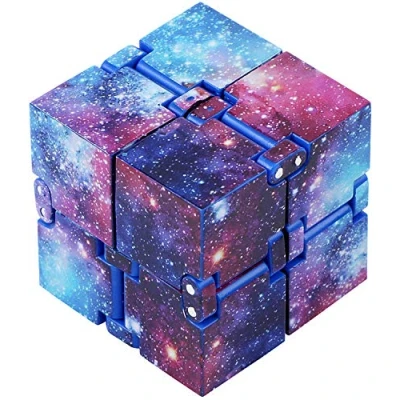 Immagine di Fidget Cube, Cubo Antistress Tnfinity Cube Aantistress per Giocattoli rilassanti Contro Lo Stress e l&#039;ansia (Viola)