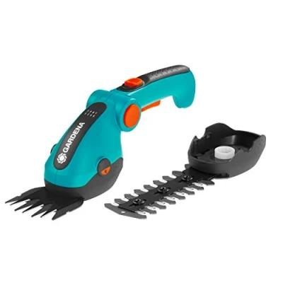 Immagine di Gardena Set Forbici per Erba e Siepi Comfortcut Li: a Batteria, Impugnatura Comfort Tagliare Comodamente i Bordi D’Erba (9857 20)