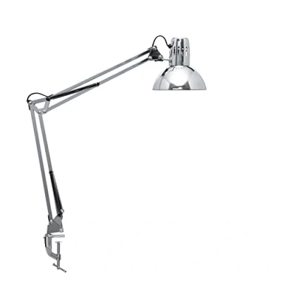 Immagine di Maul MAULstudy Lampada da scrivania con braccio snodato, in metallo, regolabile, lampadine esclusive cromate