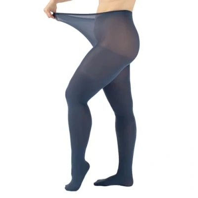 Immagine di Calzitaly Opaque PLUS SIZE Tights 60 DEN Collant, Donna, Taglia: XL, Blue jeans