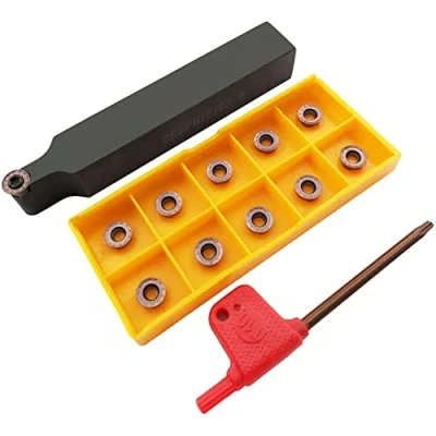 Immagine di ASZLBYM 10pcs RPMT08T2MOE inserti di fresatura in carburo indicizzabili fresa a lama con 5/8&quot;/16mm SRDPN1616H08 supporto per utensili metallo duro, da taglio.