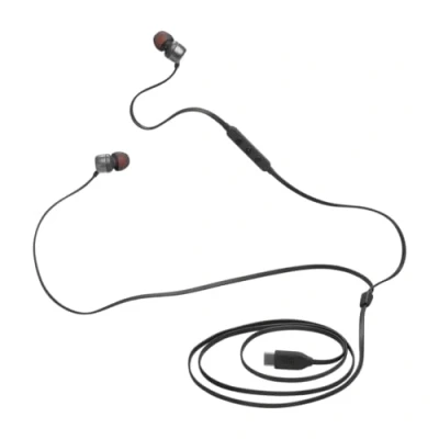 Immagine di JBL Tune 310 C Auricolari In Ear ad Alta Risoluzione Audio, con Cavo Piatto Antigroviglio, Comando a 3 Tasti Bassi Profondi, Pure Bass, Nero