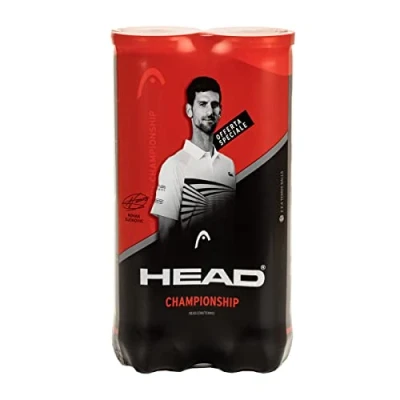 Immagine di HEAD 2X4B Championship Novak, Palline Tennis Unisex Adulto, Giallo, Taglia unica, 8 palle