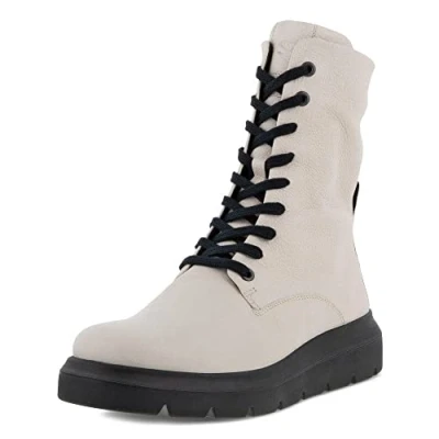 Immagine di ECCO Nouvelle Midcut BOOT Stivaletti stringati, Donna, Taglia: 41, Limestone Pelle