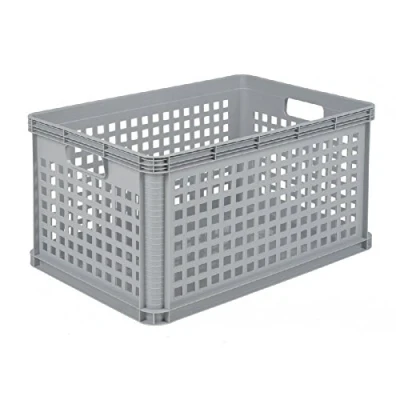 Immagine di Contenitore forato ROBUSTO EURO di OKT capienza 64Lt carico massimo 60 kg colore: grigio