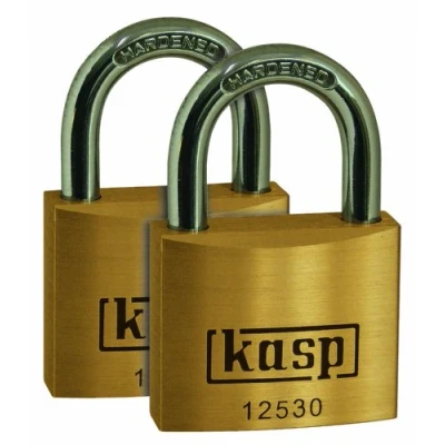 Immagine di Kasp K12530D2 Lucchetto in ottone premium, 30 mm, confezione doppia