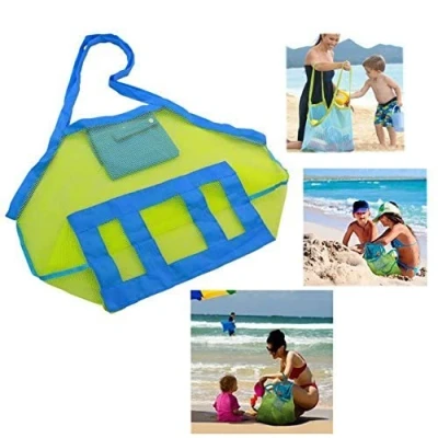 Immagine di Cisixin Borsa Molto capiente Maglia Spiaggia Tote Zaino Giocattoli Asciugamani Sabbia Lontano