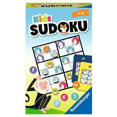 Immagine di Ravensburger Animals Kids Sudoku 20850 Gioco di logica per Un Bambino da 5 a 10 Anni, Multicolore,