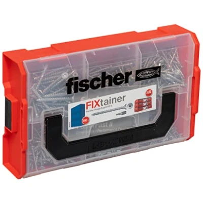 Immagine di Fischer FixTainer PowerFast II TX VG 562273 Assortimento di viti truciolari Acciaio galvanizzato zinco 1 KIT
