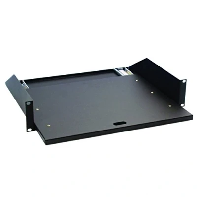Immagine di Adam Hall 19&quot; Parts 87555 Telaio Rack da 2 U con Guide Scorrevoli a Estrazione