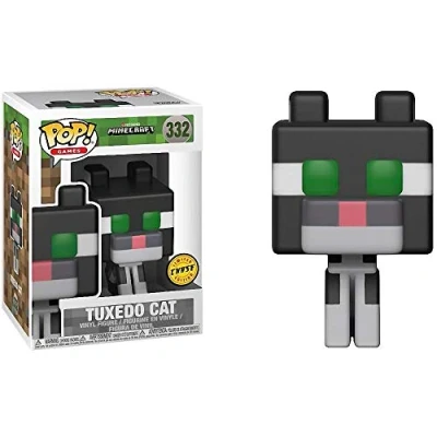 Immagine di Funko Pop! Giochi minecraft tuxedo gatto 3.75&quot; in vinile figura Chase variante