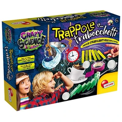 Immagine di Liscianigiochi Crazy Science Laboratorio dei Trabocchetti Medium Gioco Scientifico, Multicolore, 86320