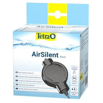 Immagine di Tetra AirSilent Maxi Aeratore per acquari Silenzioso e Compatto, Set Completo Dotato di Pietra porosa, 40 a 80 Litri
