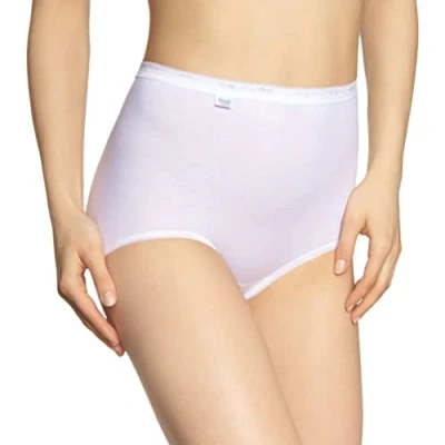 Immagine di Sloggi Basic+ Maxi 2p Slip, Bianco (White), 2 (Pacco da 2) Donna