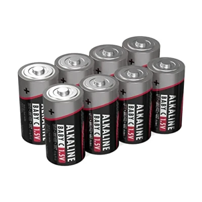 Immagine di Ansmann Batterie Baby C (LR14) 8 pezzi 1,5V Batteria alcalina di lunga durata e a prova perdite Ideale per giocattoli, torcia LED, radio, modellismo, megafoni molto altro, 5015571 01