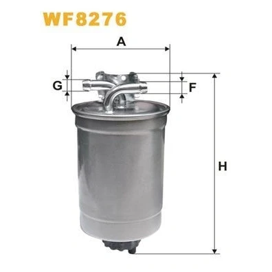Immagine di WIX FILTERS WF8276 Filtro Carburante per condotti/circuiti 10 AUDI: A2