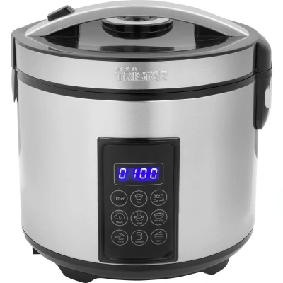 Immagine di Tristar Cuociriso Elettrico Digitale RK 6138, 900 watt, 2.2 litri, 7 programmi