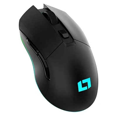 Immagine di Lioncast LM45 WL Mouse da gioco Wireless 18.000 DPI Pixart sensore, RGB Gaming PC, batteria ultra lunga 55 ore, 6 tasti programmabili, Dual Mode, ricaricabile e ultraleggero (85 g)