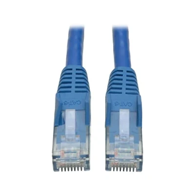Immagine di Eaton Cat6 Gigabit Snagless Molded UTP Patch Ethernet Cavo, RJ45 Maschio Maschio, Blu, 10 Piedi / 3 Metri (N201 010 BL)
