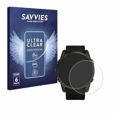 Immagine di savvies (6 Pezzi Pellicola Protettiva per Garmin Enduro 3 Protezione Schermo Trasparente