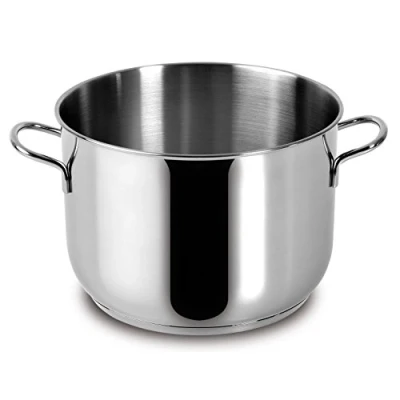 Immagine di Lagostina Every Pentola Ø 18 cm in Acciaio Inox 18/10 con Fondo Lagoseal Plus, Esterno Satinato e Ampie Manicature, Adatta a Tutte le Fonti di Calore, Inclusa Induzione