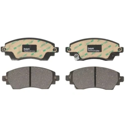 Immagine di DELPHI LP1560 Kit pastiglie freno con segnalatore acustico usura lamierino anticigolío senza accessori TOYOTA: Corolla VIII Compact