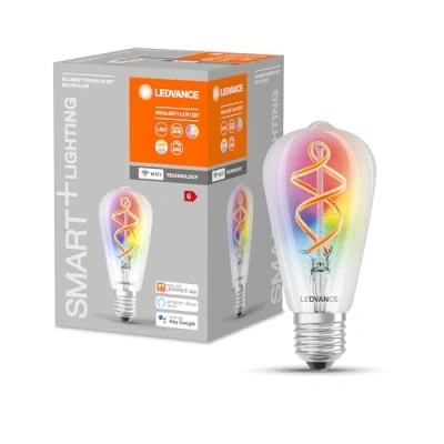 Immagine di LEDVANCE Lampadina LED ERP: G (A G) 4058075609914 E27 4.5 W Bianco caldo