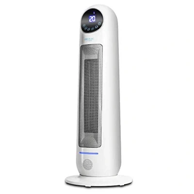 Immagine di Cecotec Ready Warm 10100 Smart Ceramic Verticale, Digitale, 2000 W, Termostato regolabile, protezione contro il surriscaldamento e ribaltamento, silenzioso, telecomando