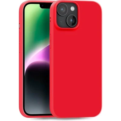 Immagine di MyGadget Cover per iPhone 14 Plus Custodia Protettiva in Silicone Morbido Case TPU Flessibile Ultra Protezione Antiurto &amp; Antigraffio Rosso