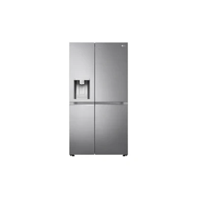 Immagine di LG GSLV90PZAD Frigorifero Side by Americano Total No Frost, 635 l, Wi Fi, Tecnologia Door &amp; Linear Cooling, Dispenser Acqua e Ghiaccio con Allaccio, Igienizzazione UVnano, Inox