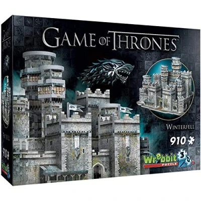 Immagine di Wrebbit3D, Game of Thrones: Winterfell (910pc), 3D Puzzle, Ages 14+