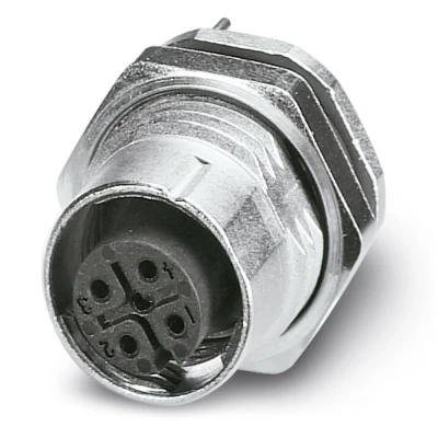 Immagine di Phoenix Contact 1552285 Connettore da pannello per sensore o attuatore M12 Presa Numero di poli: 5 20 pz.