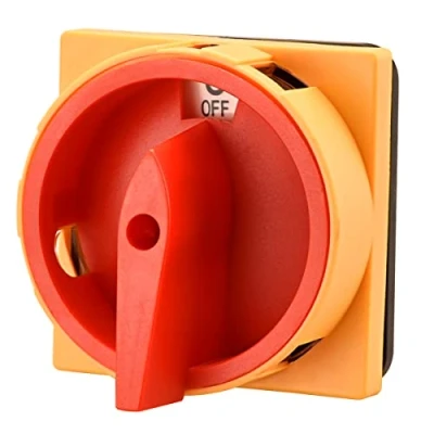 Immagine di Heschen Interruttore di commutazione universale del selettore della camma rotante, SZW26 20/2GS, AC660V 20A, 2 posizioni fasi 8 terminali, CE