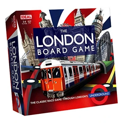 Immagine di Ideal, The London Board Game: Classic Race Game Through London&#039;s Underground!, Games, for 2 6 Players, Ages 7+