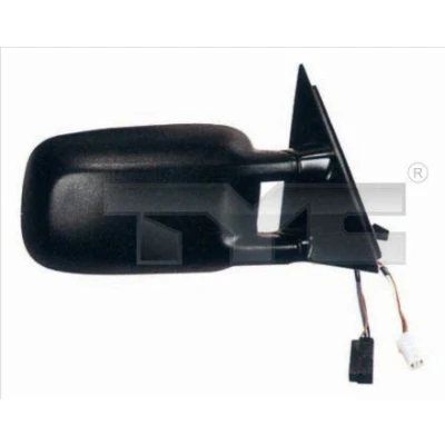 Immagine di specchio retrovisore esterno Tyc 337 0034 Sx nero asferico, termico, per regolazione elettrica VOLKSWAGEN: Passat B3/B4 Variant