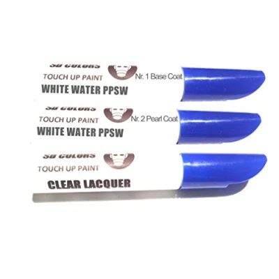 Immagine di SD COLORS White Water PPSW Kit di riparazione per ritocchi con pennello, 12 ml, codice colore acqua bianca (vernice e laccatura)