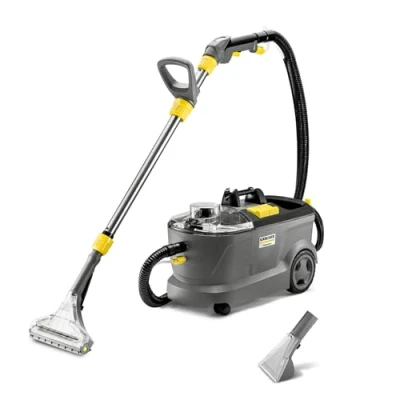 Immagine di Kärcher Puzzi 10/1 Edition Lavatappeti e Lavamoquette Professionale, Antracite, Superficie coperta di 20 m²/h, Spray 1 l/min, Lunghezza cavo 7.5 m