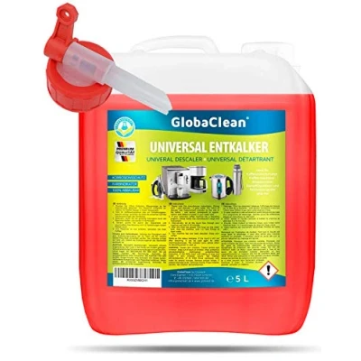Immagine di GlobaClean Anticalcare per macchina da caffè e caffè, tanica 5 litri con beccuccio, utilizzabile Delonghi Jura Saeco Melitta Senseo Tassimo molto altro ancora