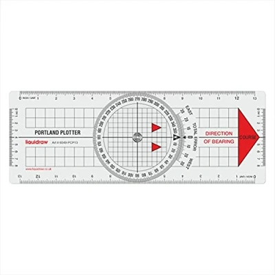 Immagine di Liquidraw Portland Course Plotter Navigation Divider Marine Nautical Goniometro