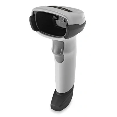 Immagine di Zebra DS2208, 2D, kit USB, SR, White, DS2208 SR6U2100SGW (kit con scanner, cavo USB e supporto di supporto)