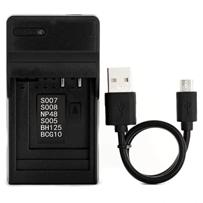 Immagine di CGA S005 USB Caricatore per Panasonic Lumix DMC FS1, FS2, FX01, FX07, FX10, FX12, FX150, FX180, FX3, FX50, FX8, FX9, LX1, LX2 Fotocamera e Altro