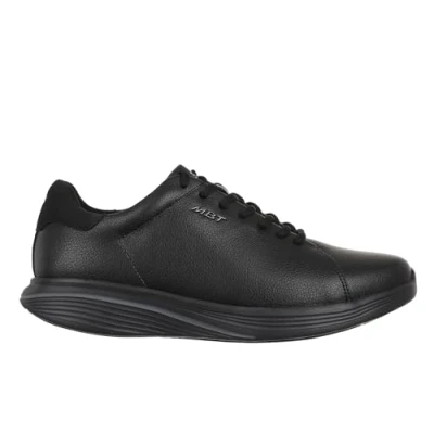 Immagine di MBT Kuni Lace UP Sneakers Sportive per Uomo Stile Moderno Scarpe da Passeggio Anatomiche e Comode Calzature Fisiologiche Confort Stabilità con Suola Curva. Lacci. Colore Nero