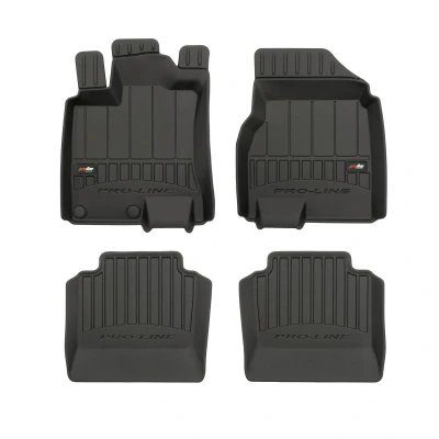 Immagine di FROGUM 3D407268 Set tappetino Gomma anteriore e posteriore 4 nero NISSAN: Qashqai / Qashqai+2 I