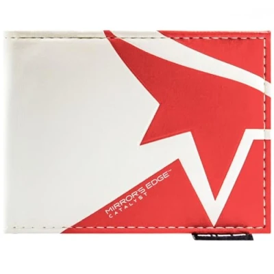 Immagine di First Person Mirror&#039;s Edge Faith Connors Catalyst Portafoglio/Portamonete Bi Fold Porta ID &amp; Carte, Bianco